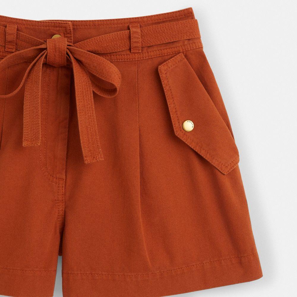 【COACH】Garment Dye Track Shortsショートパンツ COACH® Outlet | Garment Dye Track Shorts