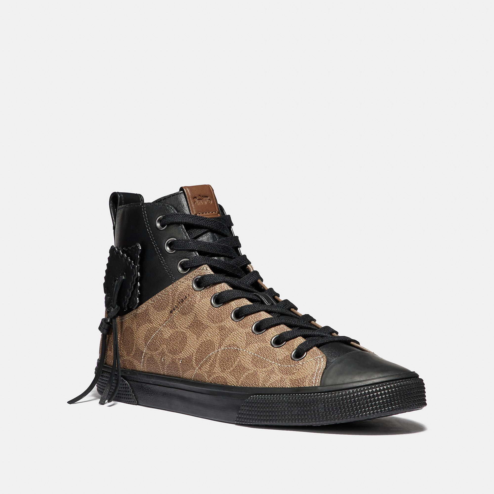 coach c230 high top sneaker