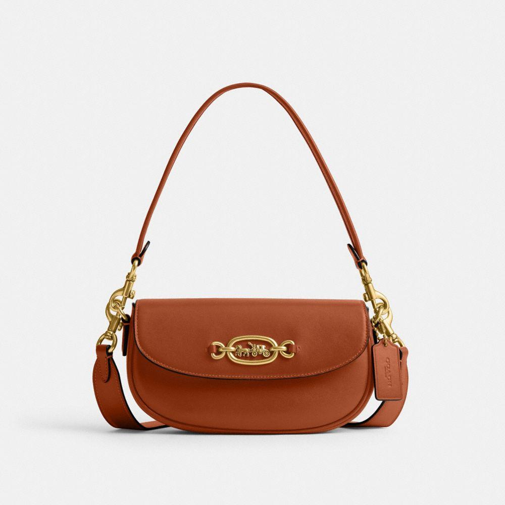 COACH Harley Shoulder Bag 23 in Brown | Lyst