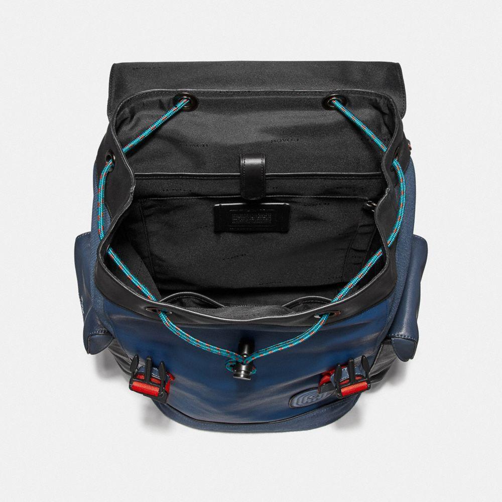 rivington backpack in colorblock with coach patch