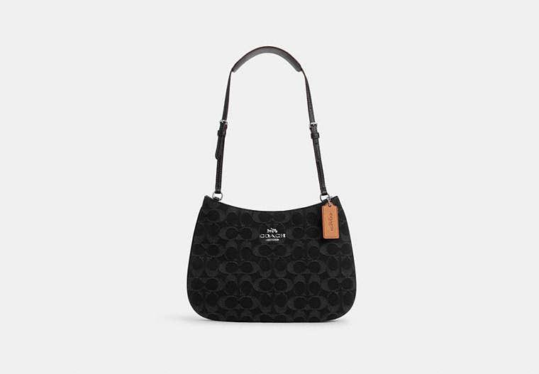 COACH Penelope Shoulder Bag In Signature Denim in Black Lyst UK