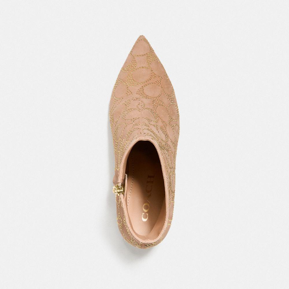 Coach jewel studded bootie Clearance