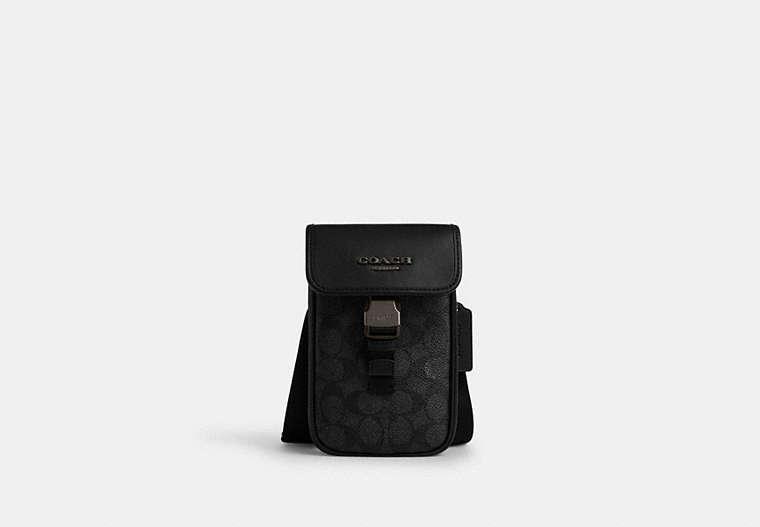 COACH Racer Phone Crossbody in Black for Men Lyst