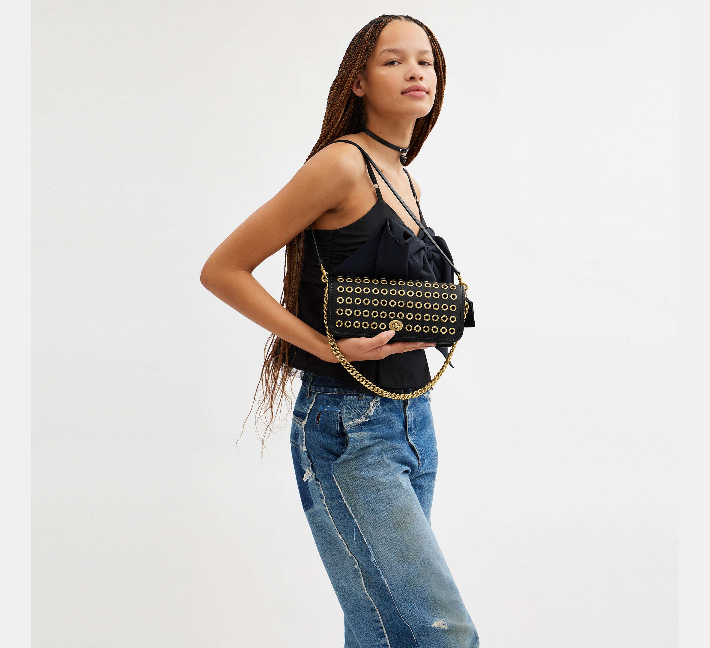 Coach denim dinky sale