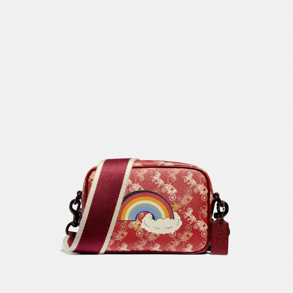 coach camera bolsa 16 with horse and carriage print