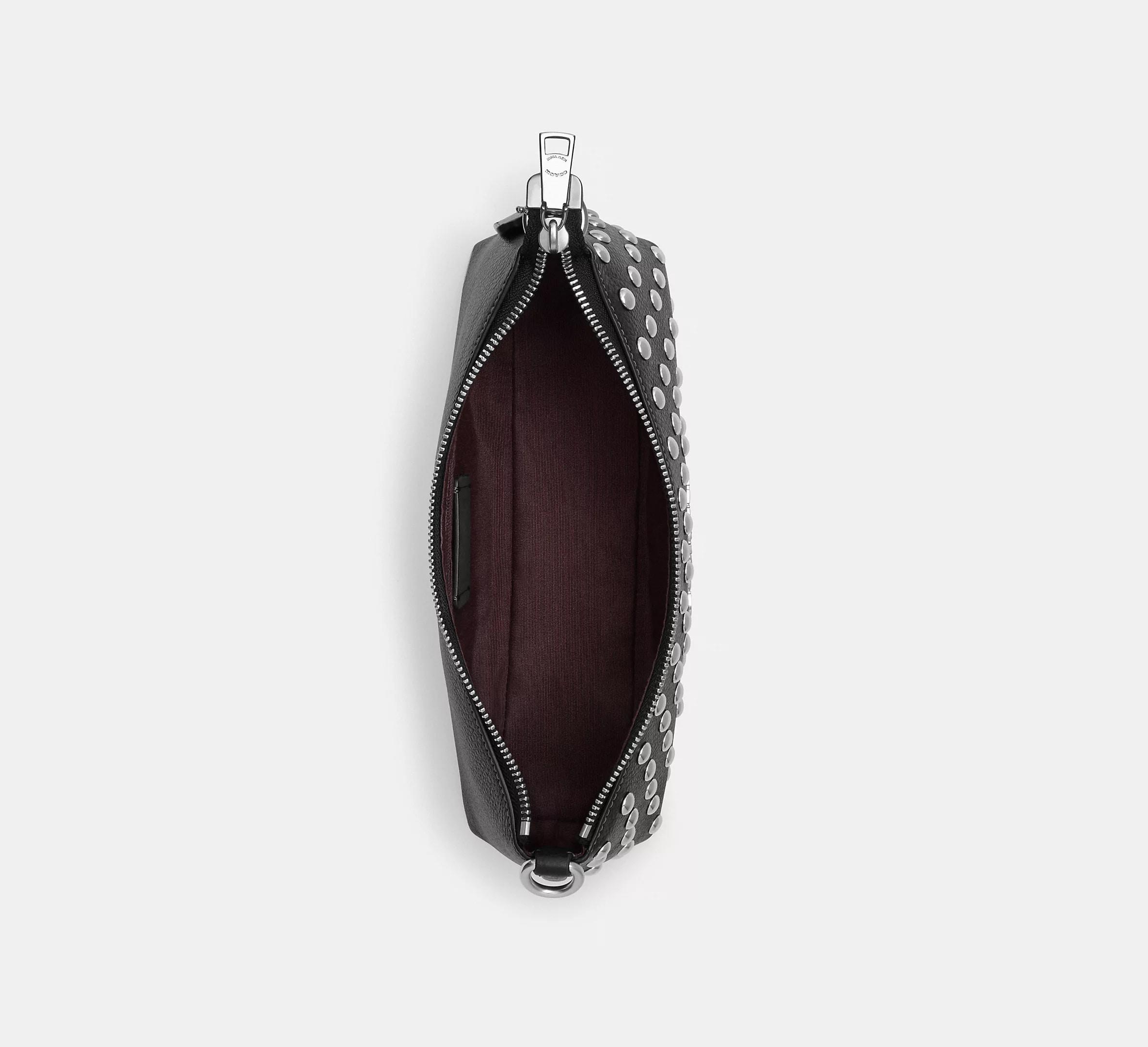 COACH Charlotte Shoulder Bag With Rivets in Black Lyst UK