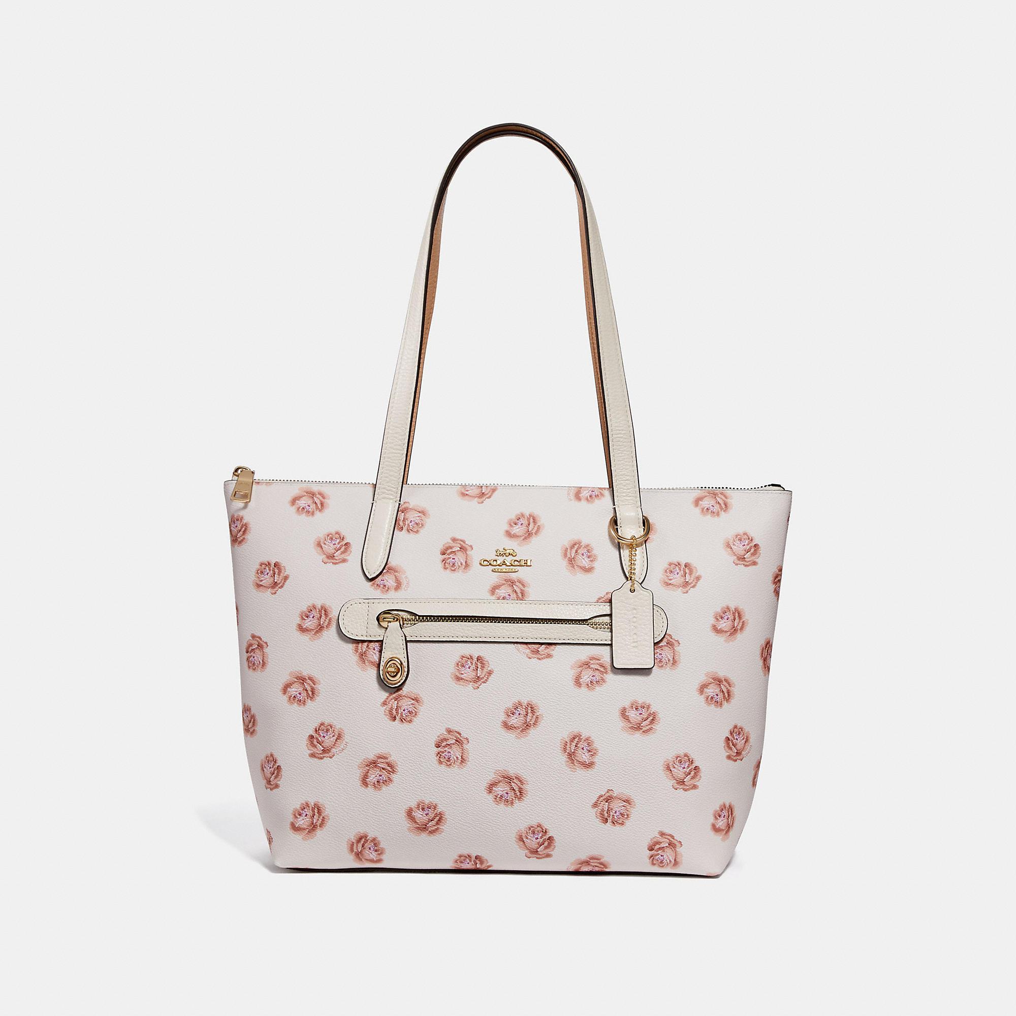 coach rose tote