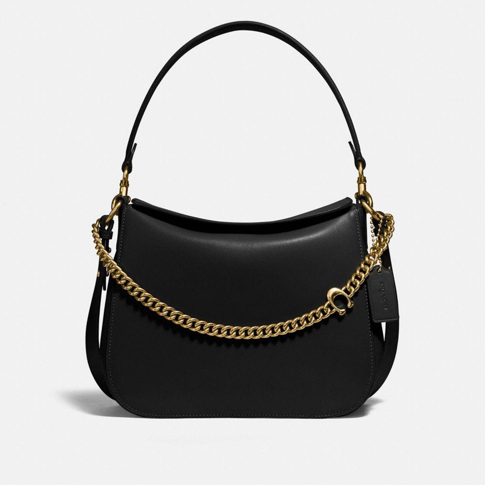 COACH Signature Chain Hobo in Black Lyst