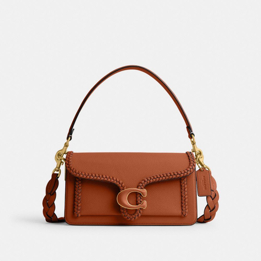 COACH Tabby Shoulder Bag 26 With Braid in Brown | Lyst
