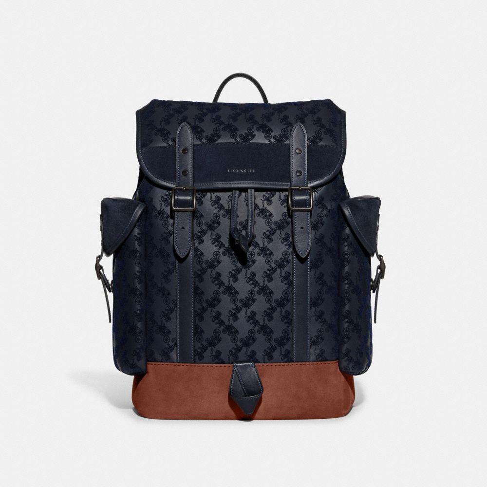 COACH Hitch Backpack With Horse And Carriage in Blue for Men Lyst