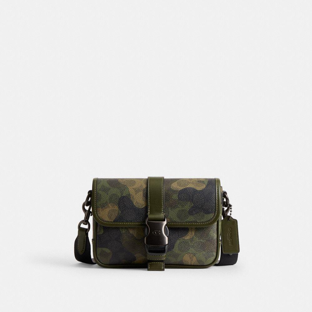 COACH League Crossbody Bag 19 In Signature Camo Print in Green for Men Lyst