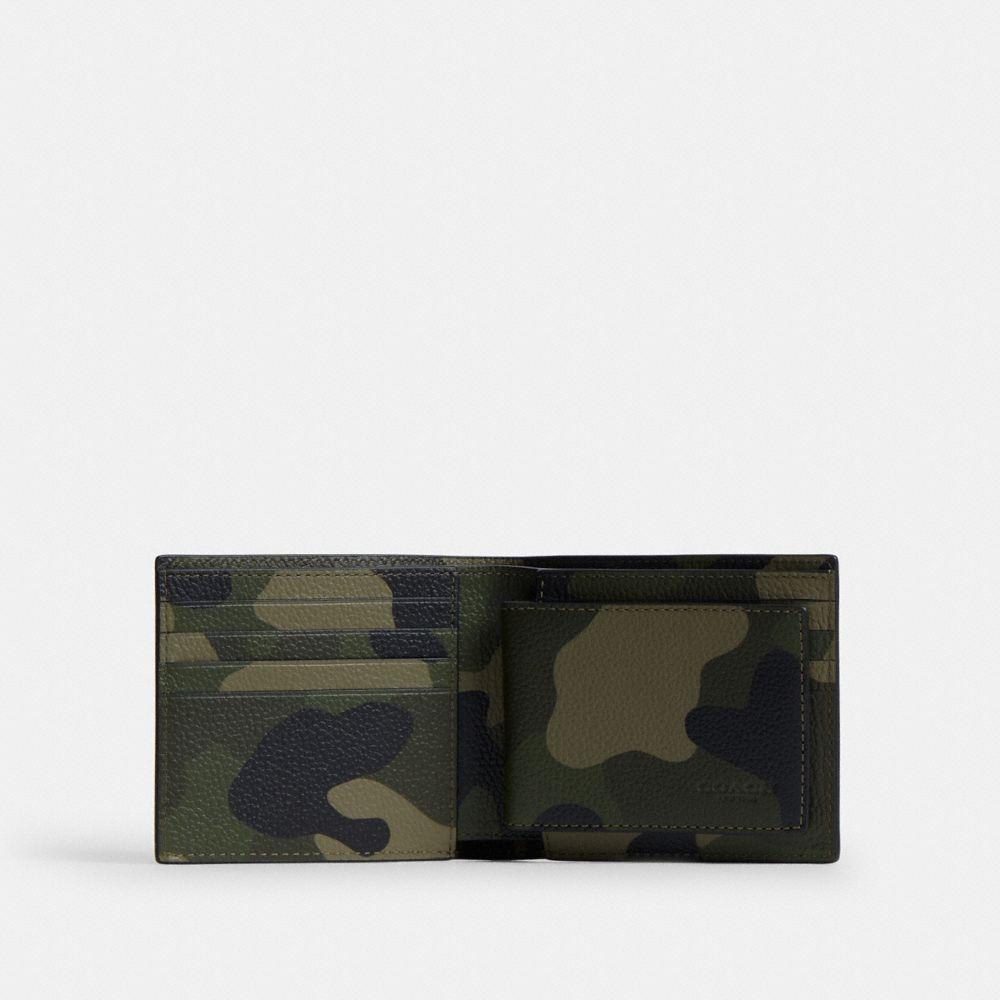 Camo coach wallet men hotsell