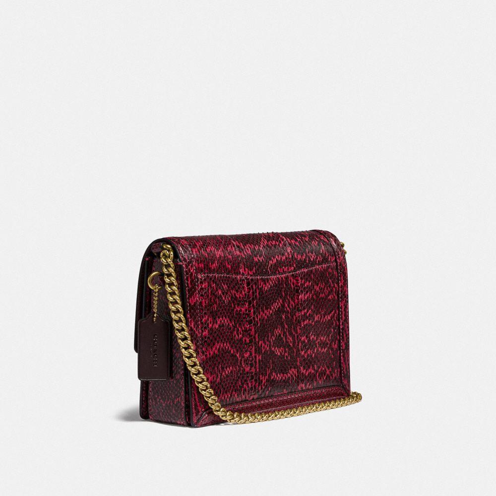 coach hutton snakeskin bolsa