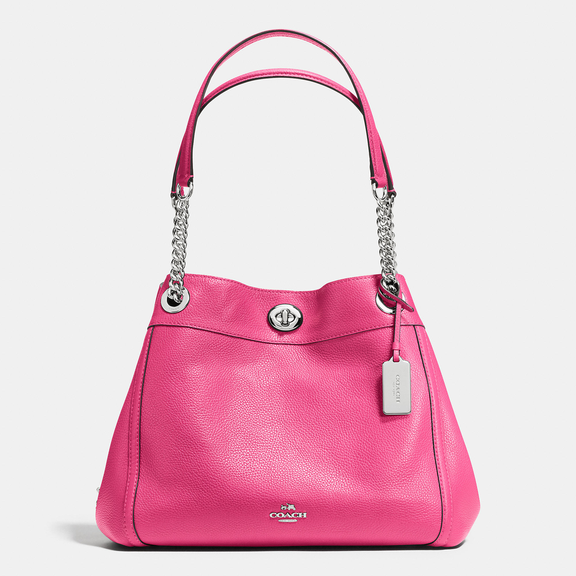 Coach Turnlock Leather Shoulder Bag | IUCN Water