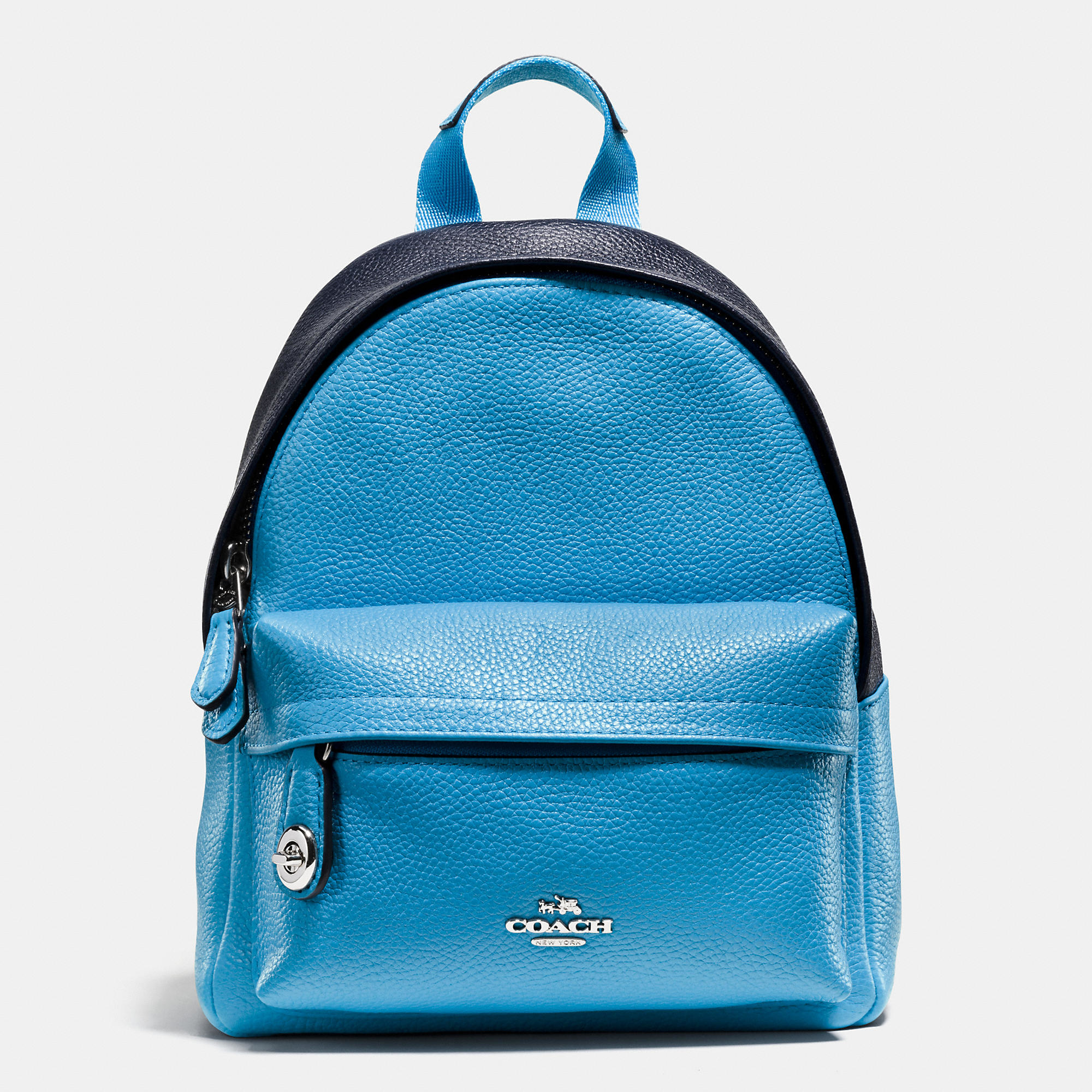 COACH Mini Campus Backpack In Bicolor Leather in Blue | Lyst