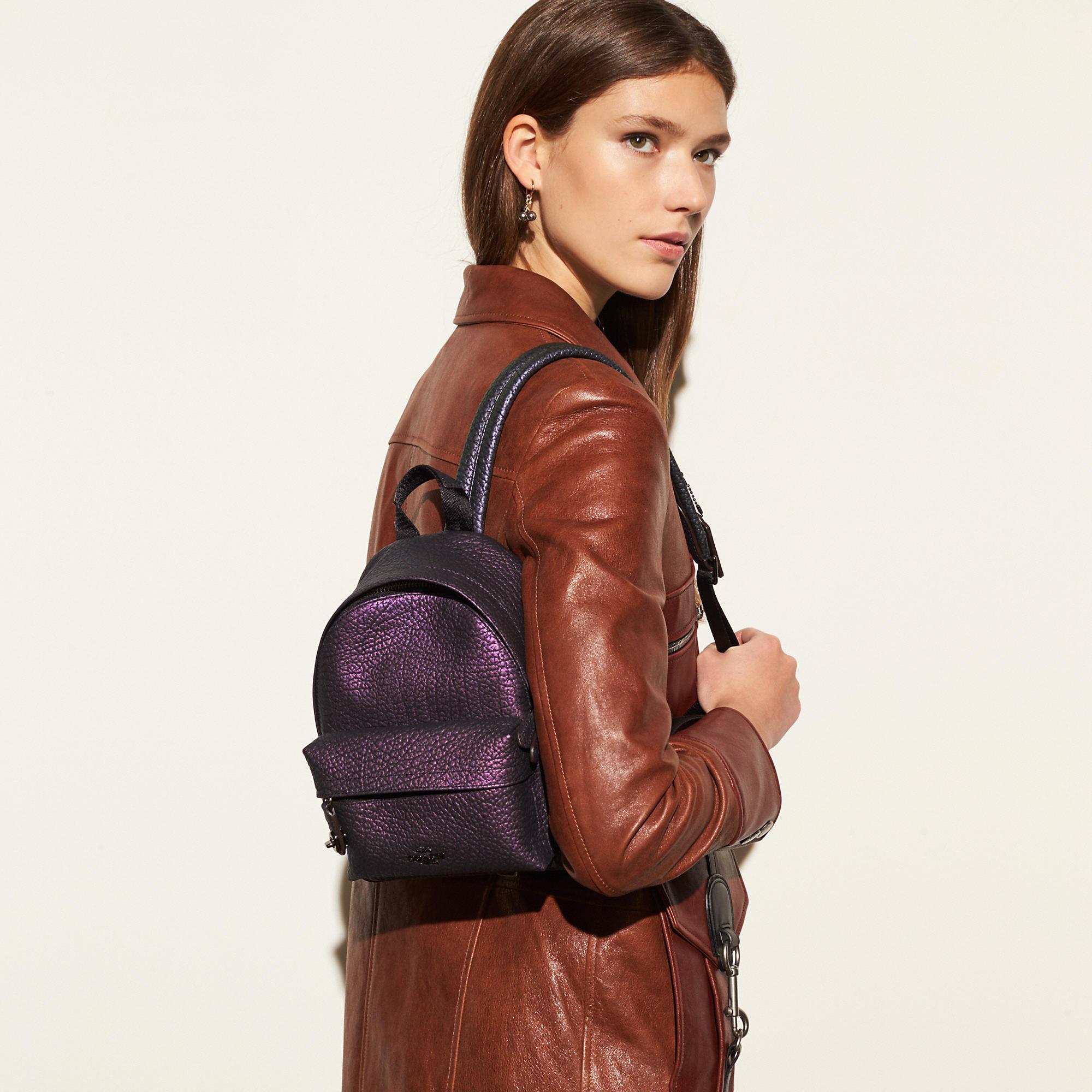 coach mini back pack