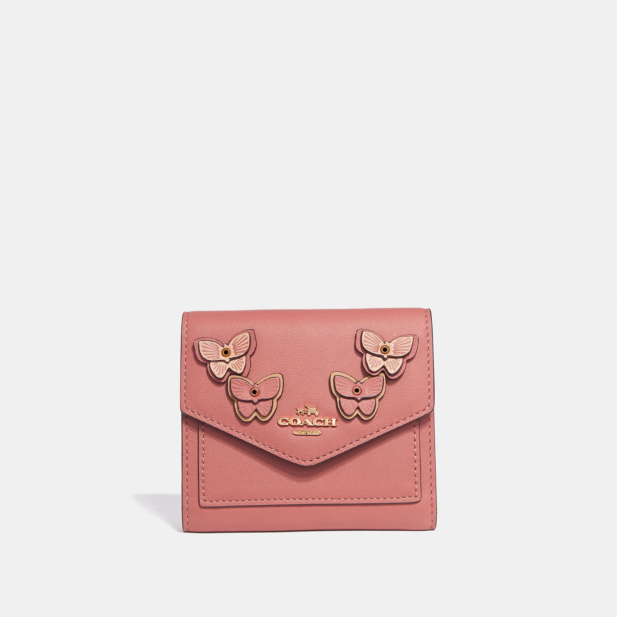 coach butterfly applique wallet