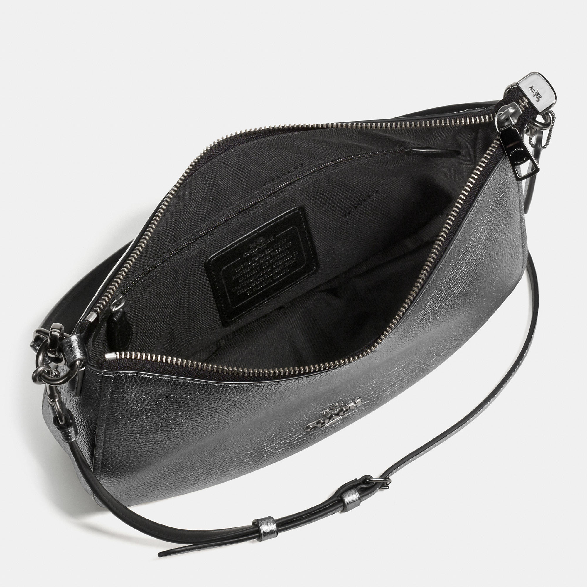 Lyst Coach Chelsea Crossbody In Polished Pebble Leather in Metallic