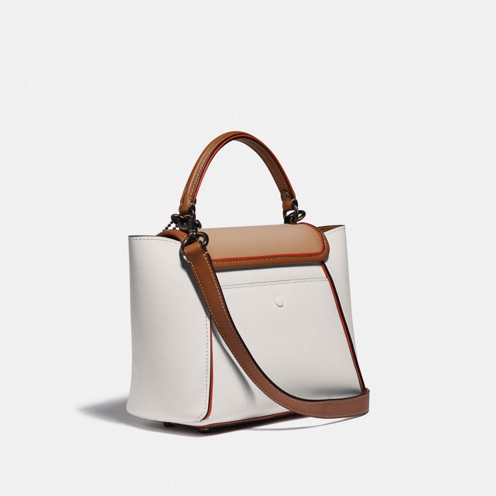 COACH Leather Courier Carryall 23 In Colorblock | Lyst