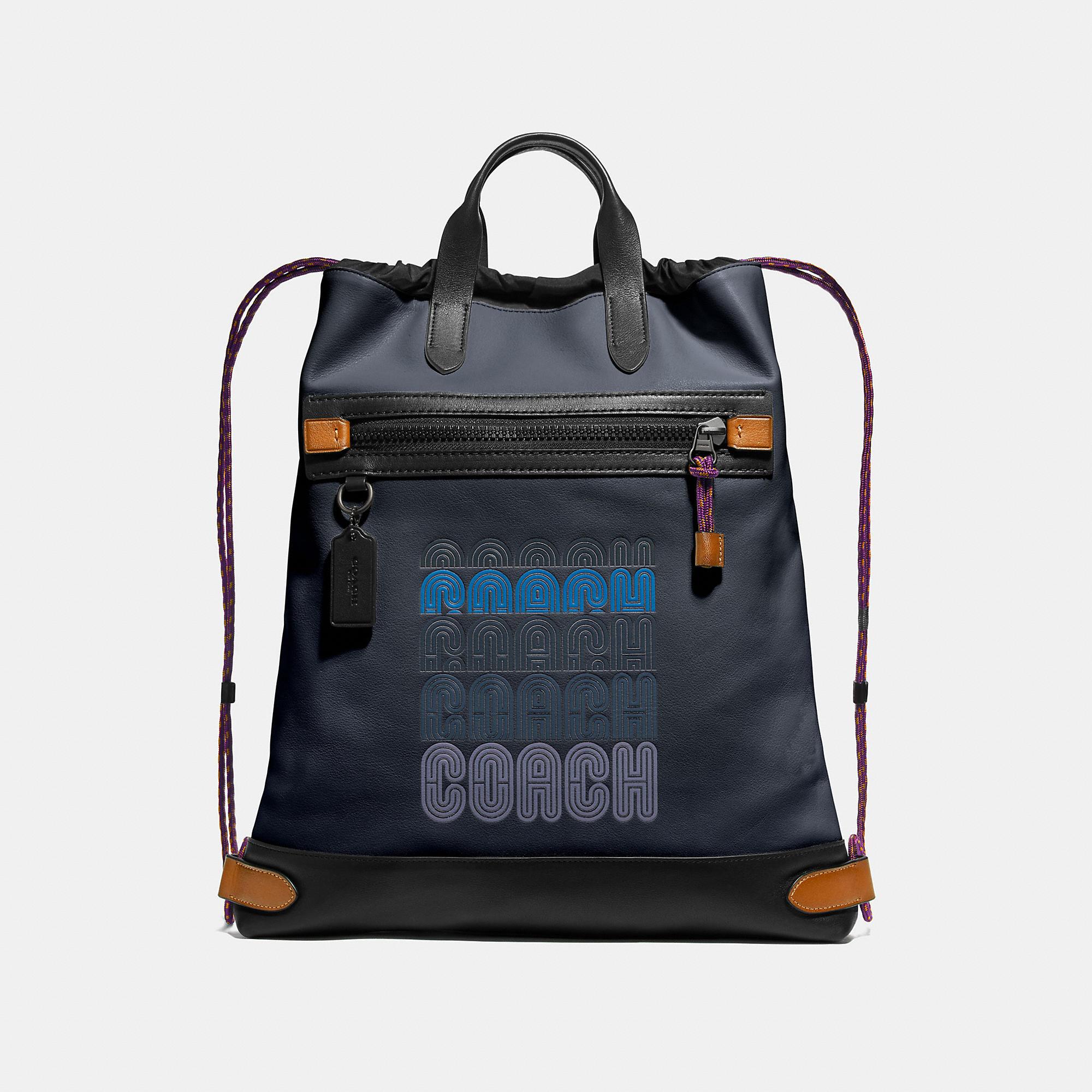 coach drawstring bag