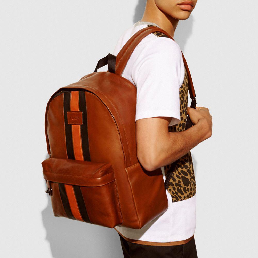 COACH Modern Varsity Campus Backpack In Sport Calf Leather for Men - Lyst
