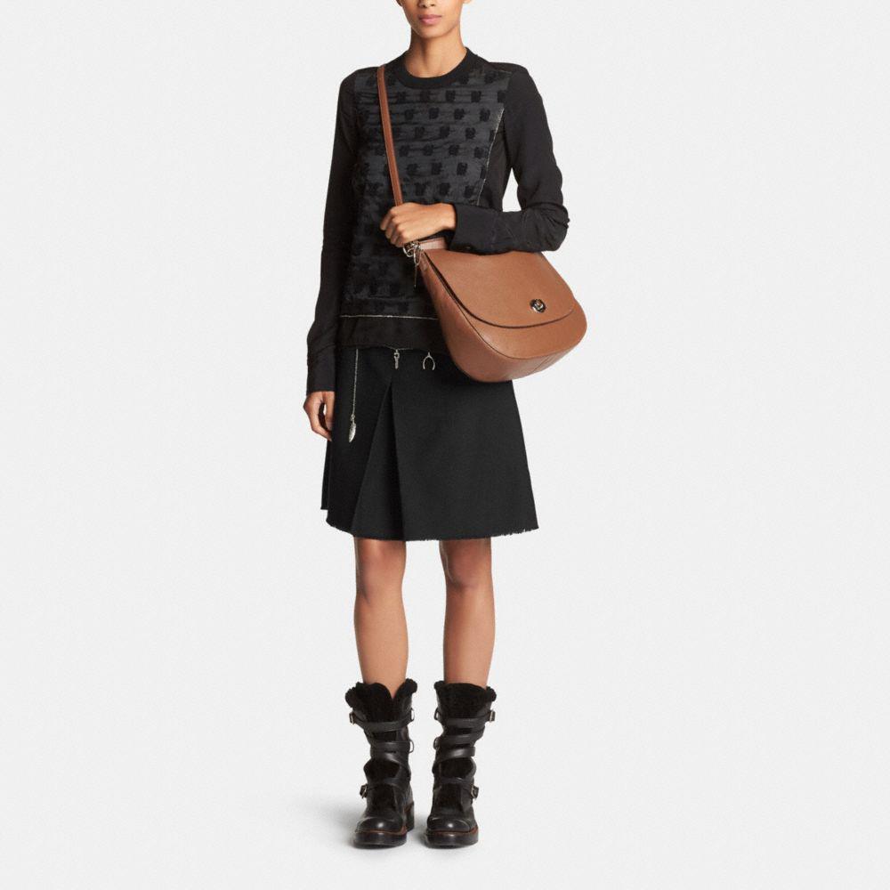 coach pebbled turnlock hobo
