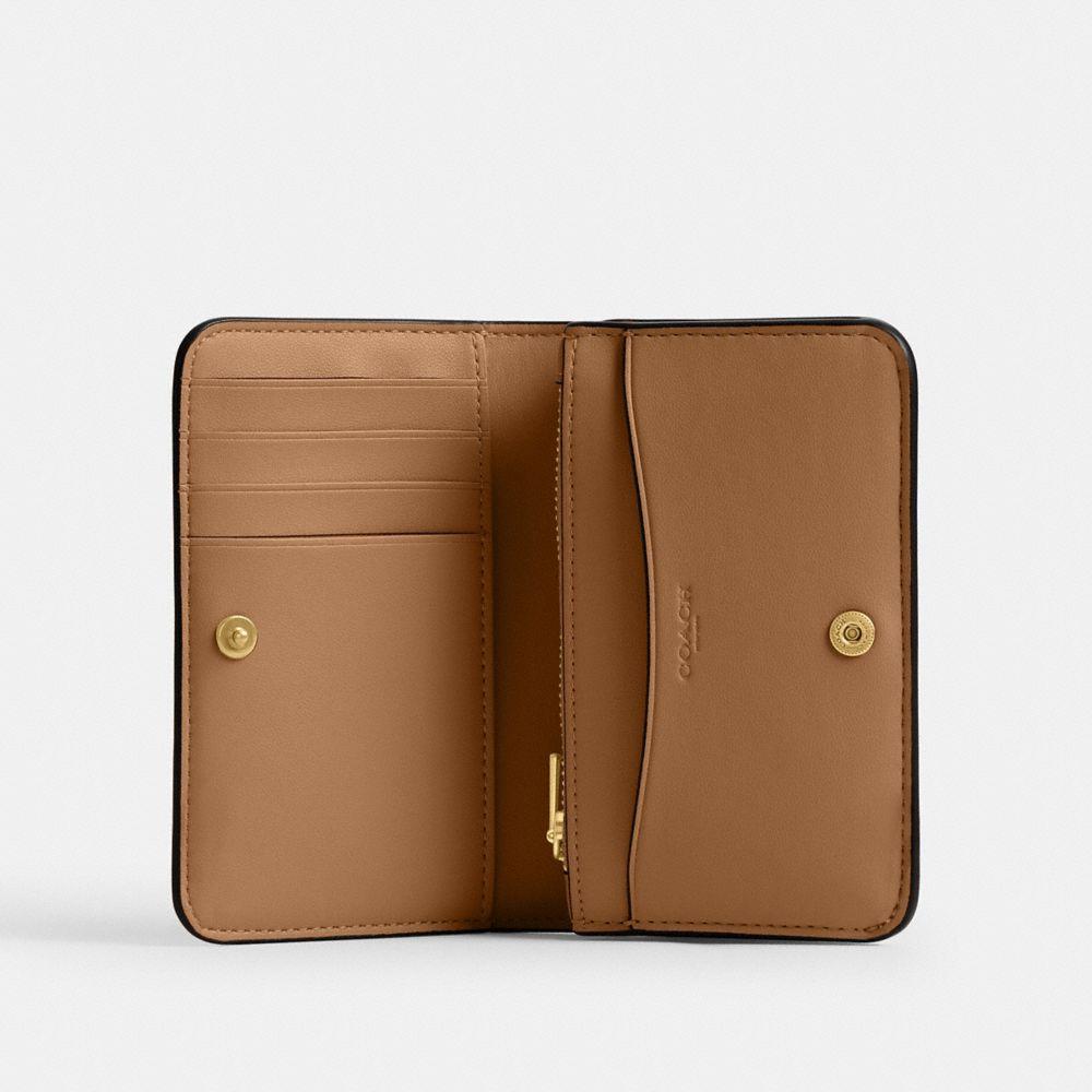 COACH Essential Slim Card Case in Brown | Lyst