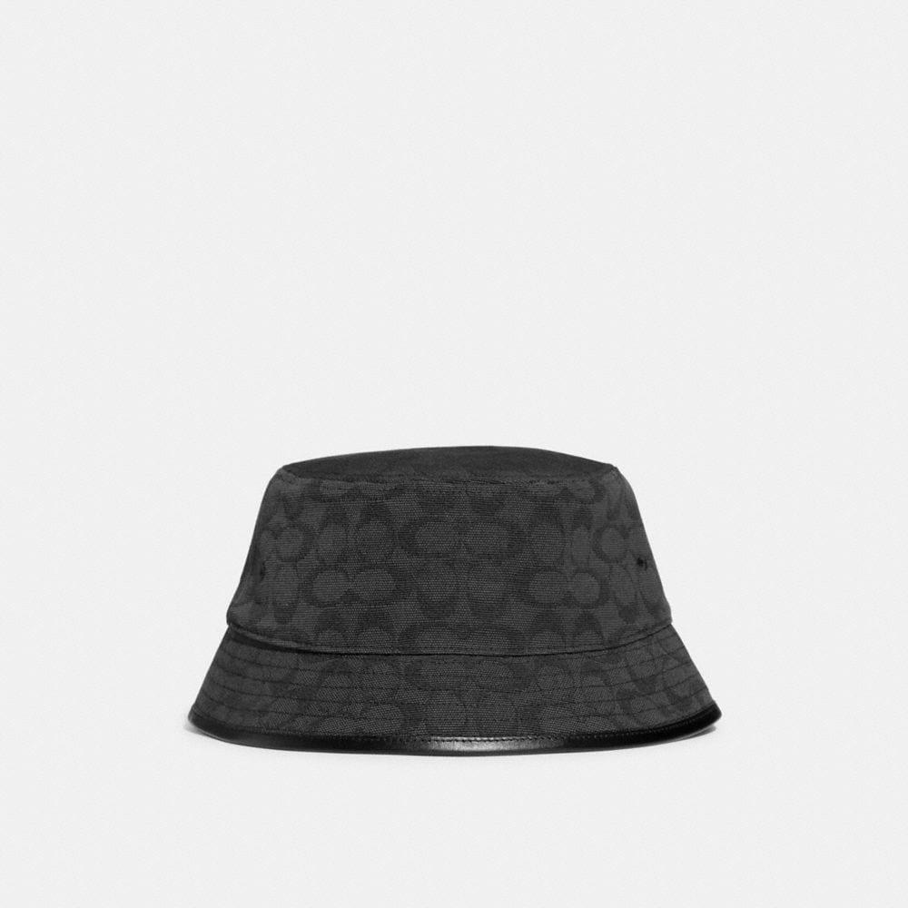 COACH Signature Jacquard Canvas Bucket Hat in Black Lyst