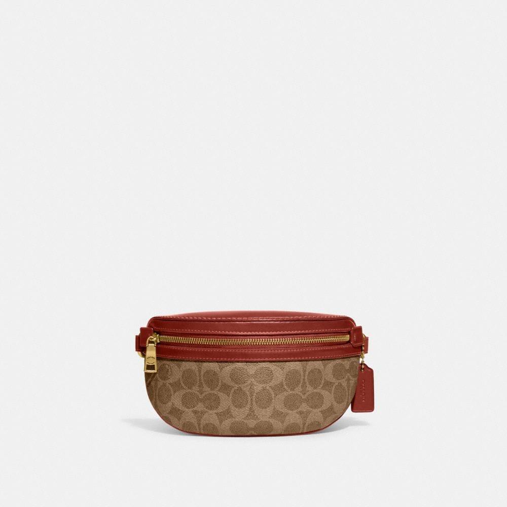 COACH Bethany Belt Bag In Signature Canvas in Brown Lyst