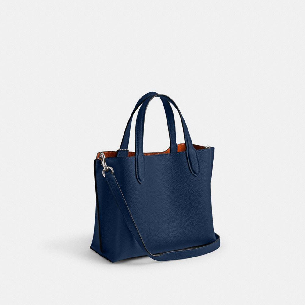 COACH Disney X Willow Tote Bag 24 With Donald Duck in Blue