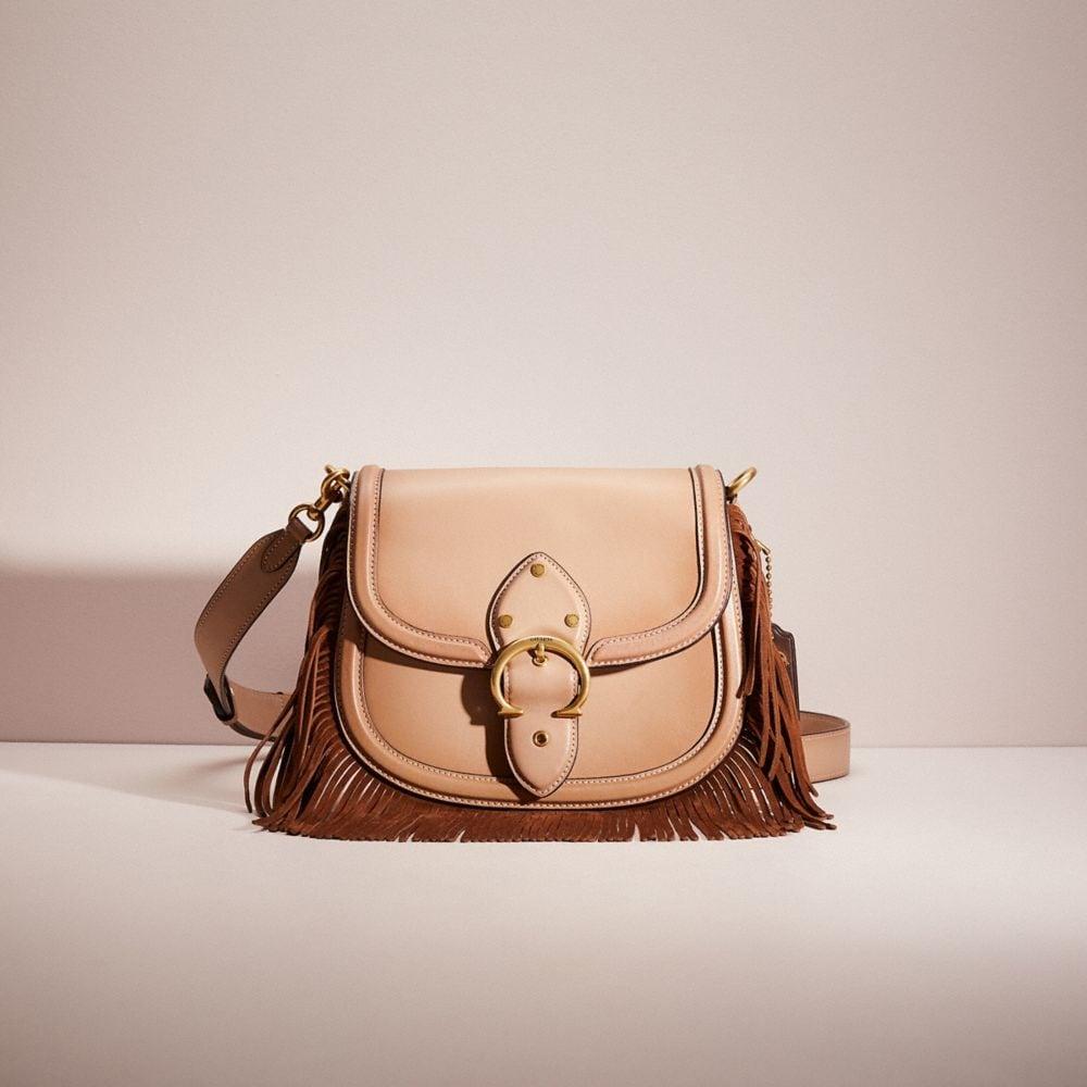 COACH Upcrafted Beat Saddle Bag in Brown | Lyst