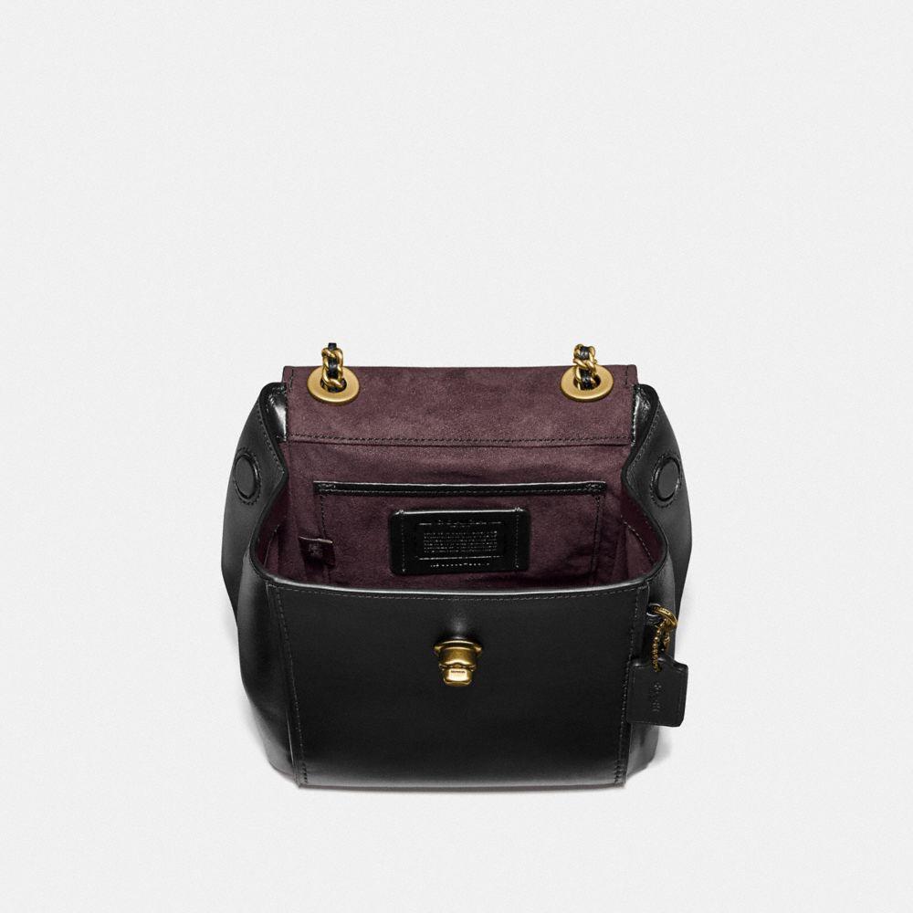 coach parker 16 backpack black