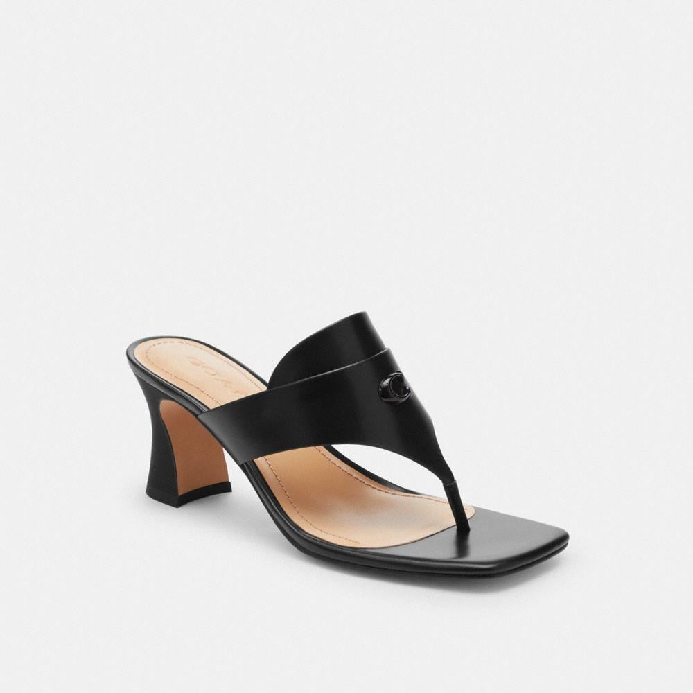 COACH Bree Sandal in Black | Lyst