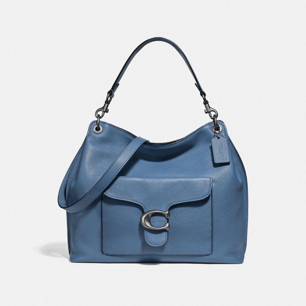 BROMEN Hobo Bags for Women Leather Handbags Designer Shoulder Bucket  Crossbody Purse,Color - Blue