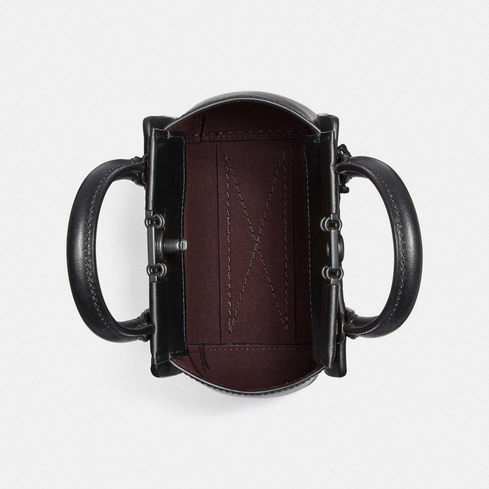 troupe tote with colorblock snakeskin detail