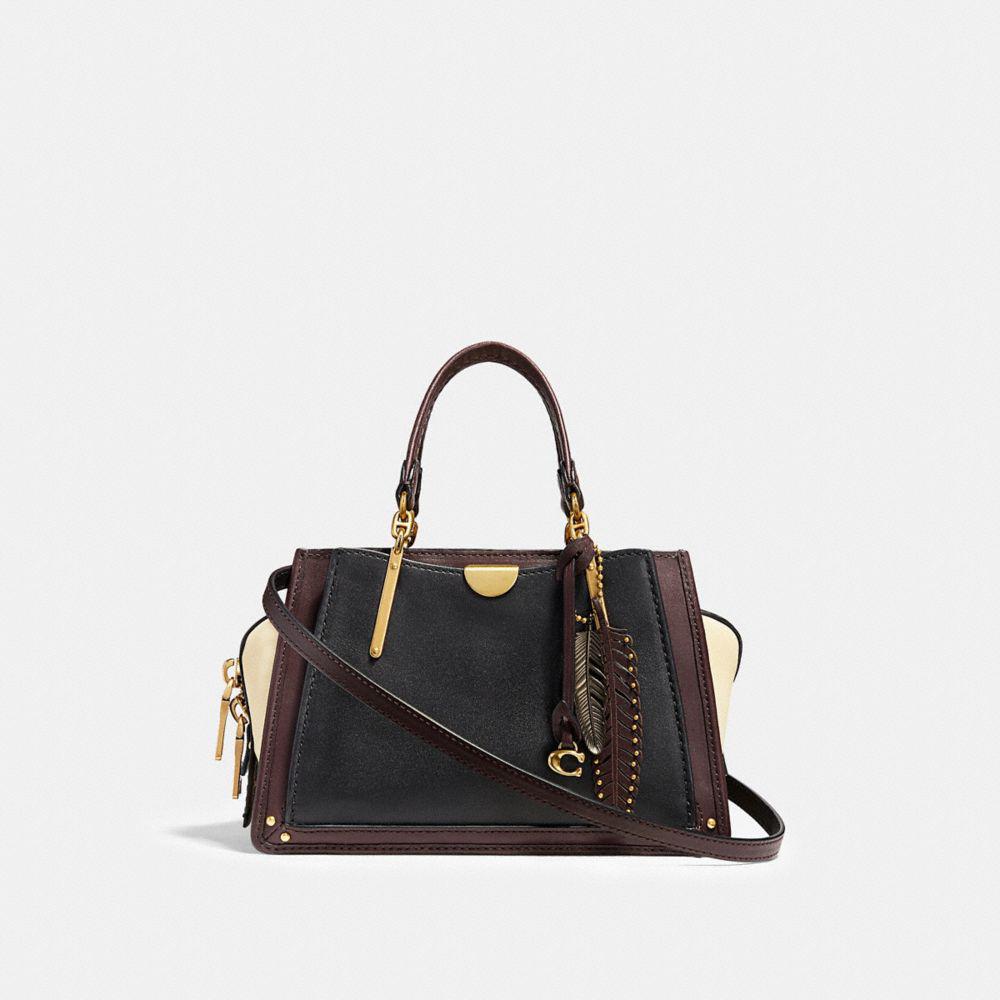 COACH Leather Dreamer 21 In Colorblock in Black - Lyst