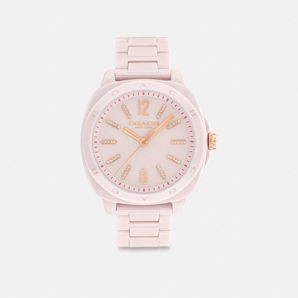 Coach tatum watch pink online