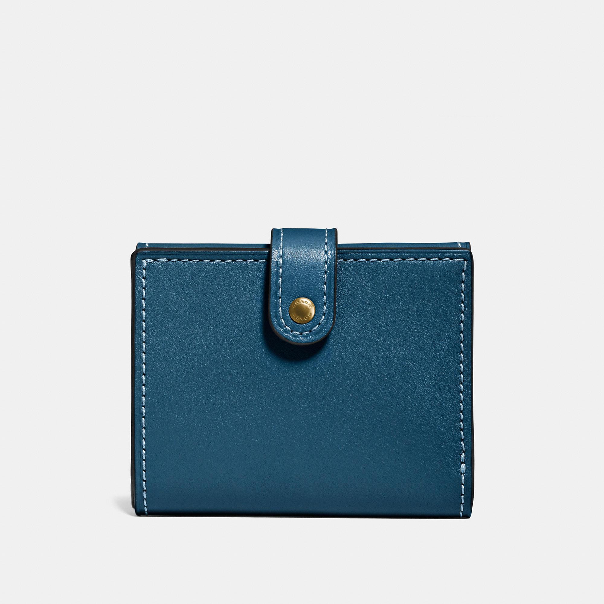 coach denim wallet