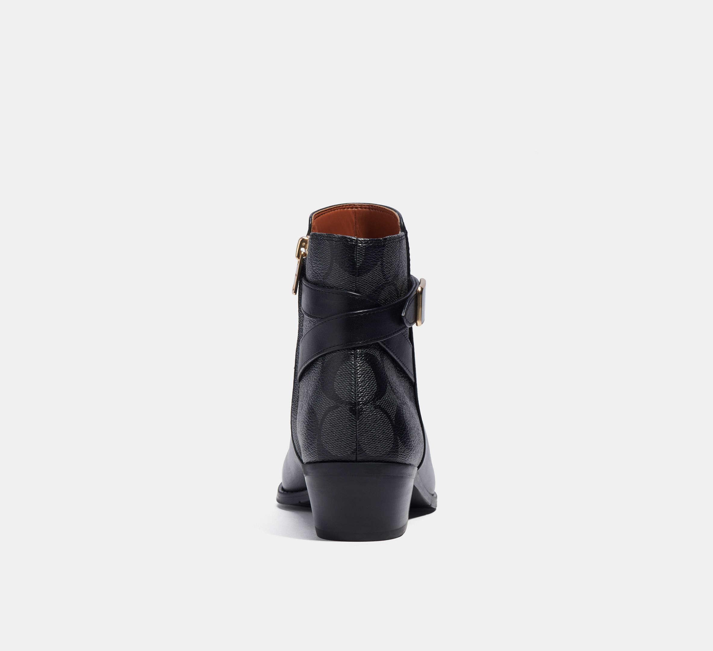 Coach dean hotsell lace up bootie