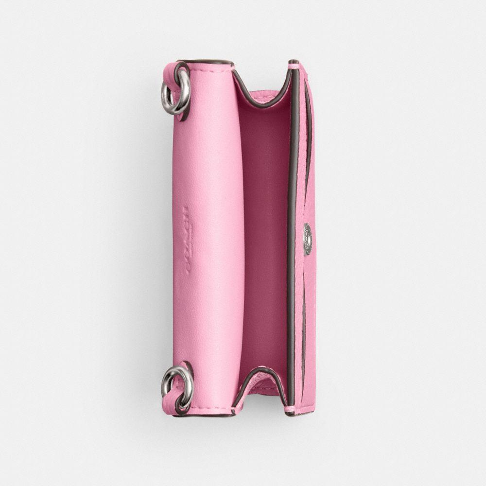 COACH Essential Half Flap Card Case in Pink | Lyst