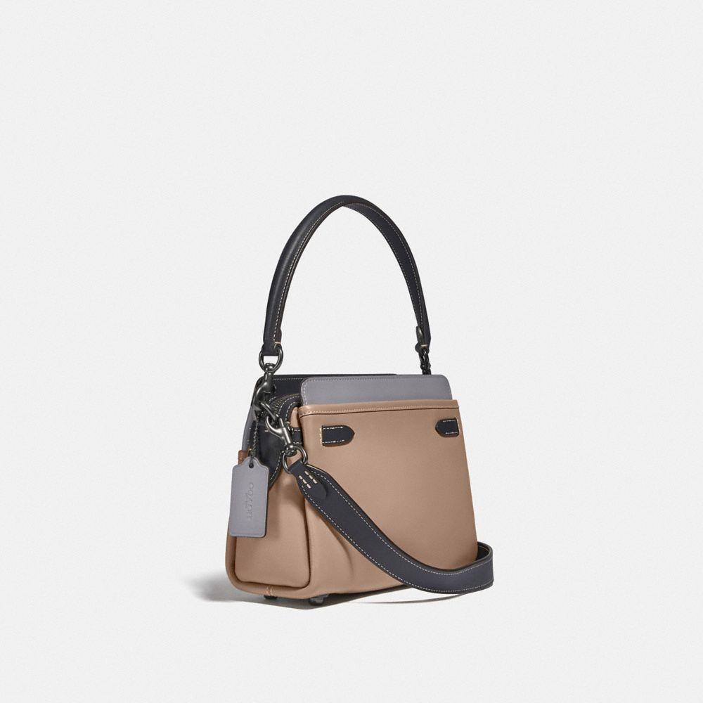 coach tate carryall in colorblock