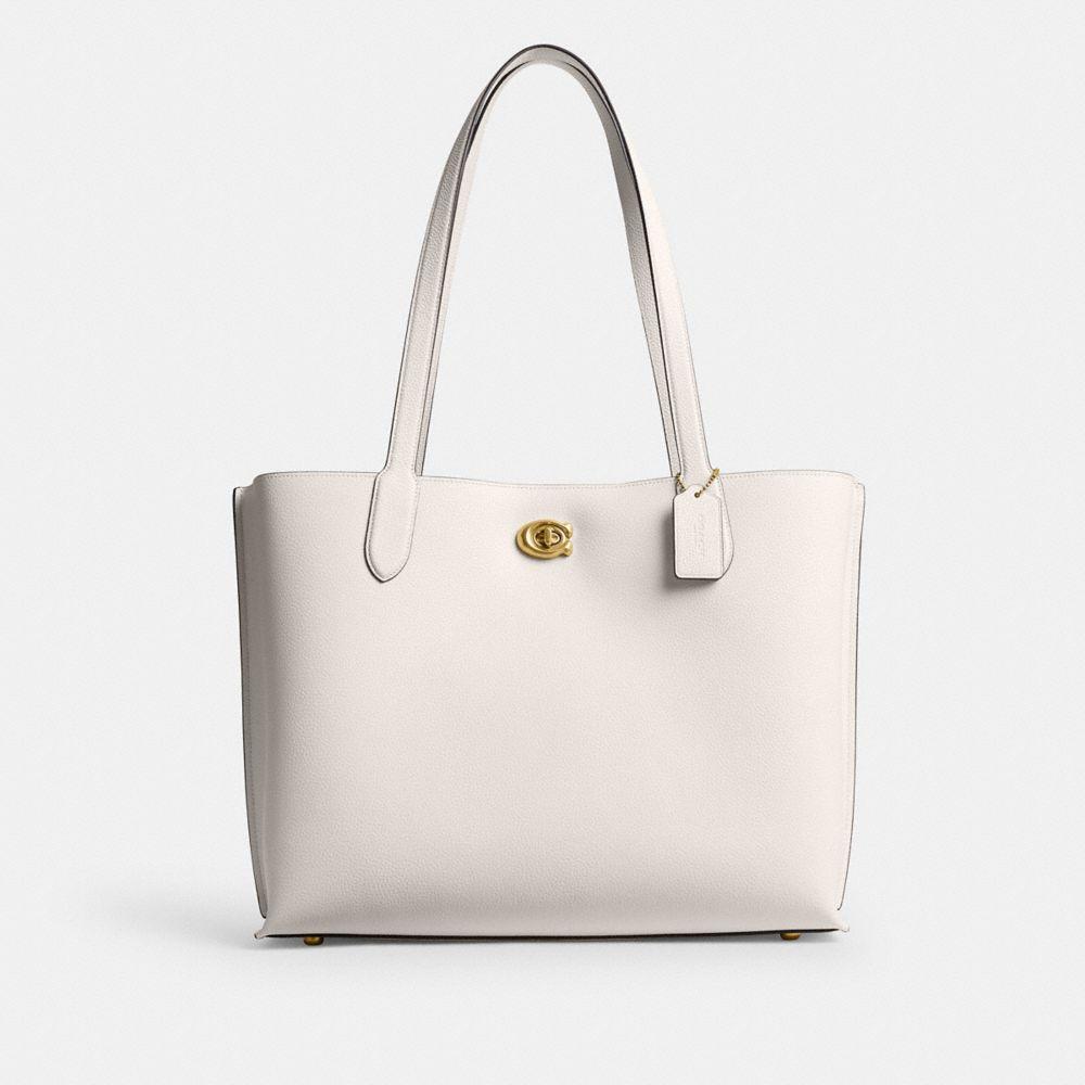 COACH Willow Work Tote 38 in White | Lyst