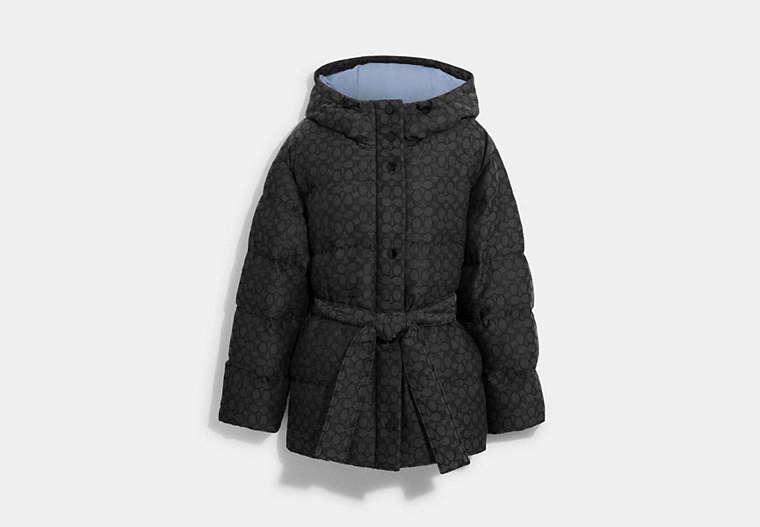 COACH Jacquard Down Pillow Jacket in Black Lyst UK