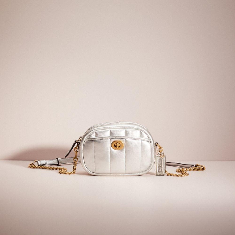 COACH Restored Small Camera Bag With Quilting in Pink | Lyst