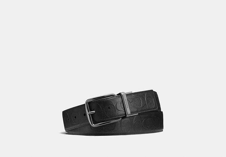 COACH Harness Buckle Cut To Size Reversible Belt, 38 Mm in Black