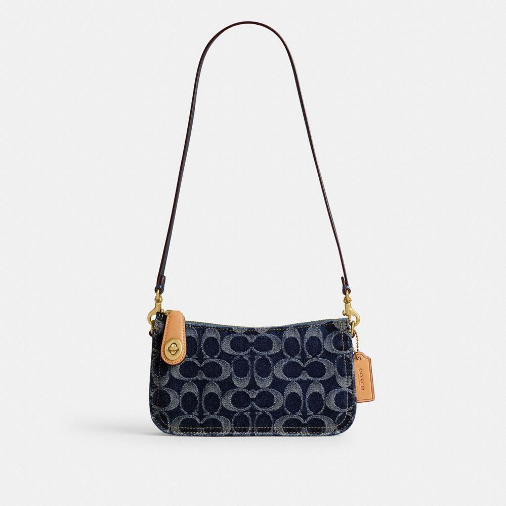 COACH Penn Shoulder Bag In Signature Denim in Blue | Lyst