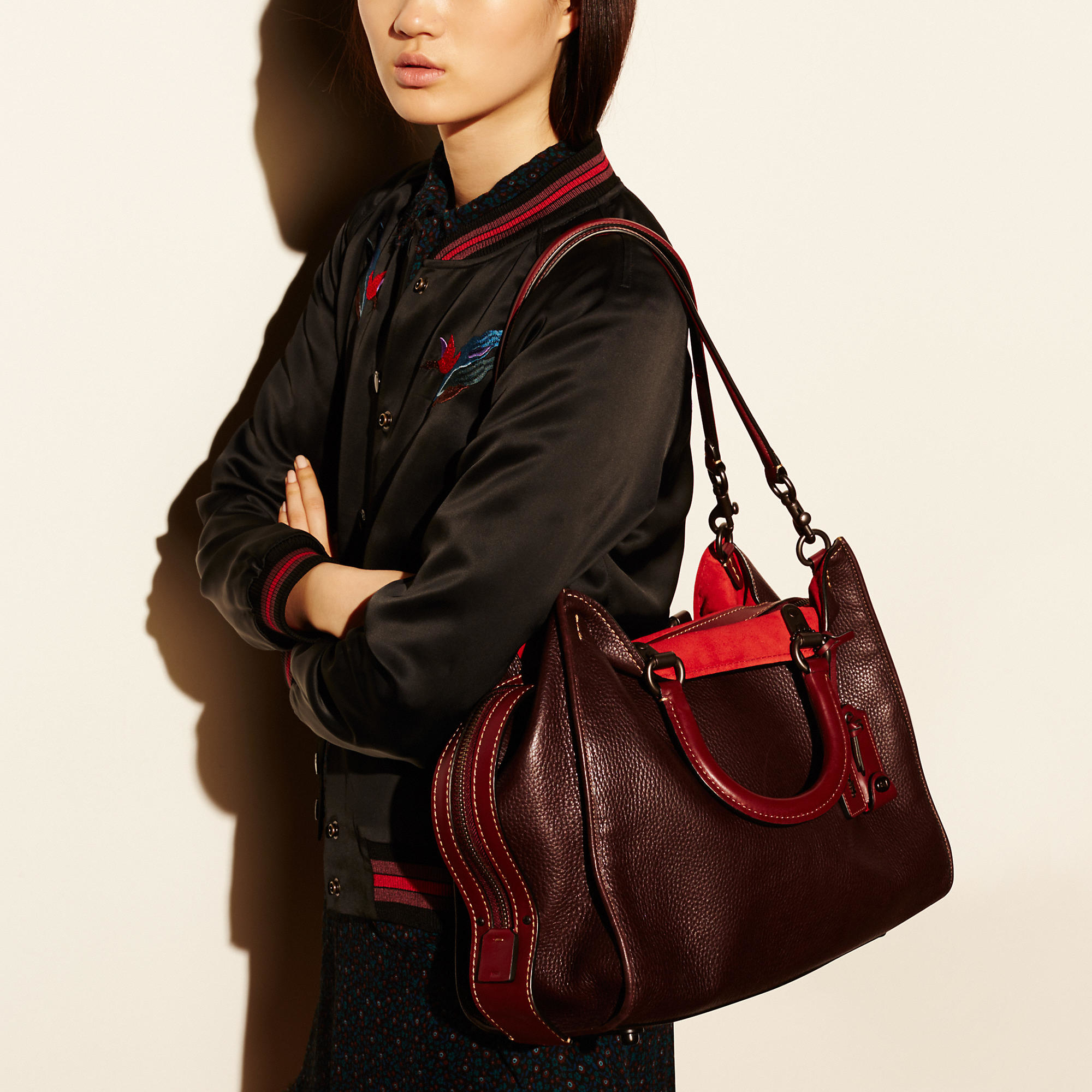 coach rogue 25 oxblood