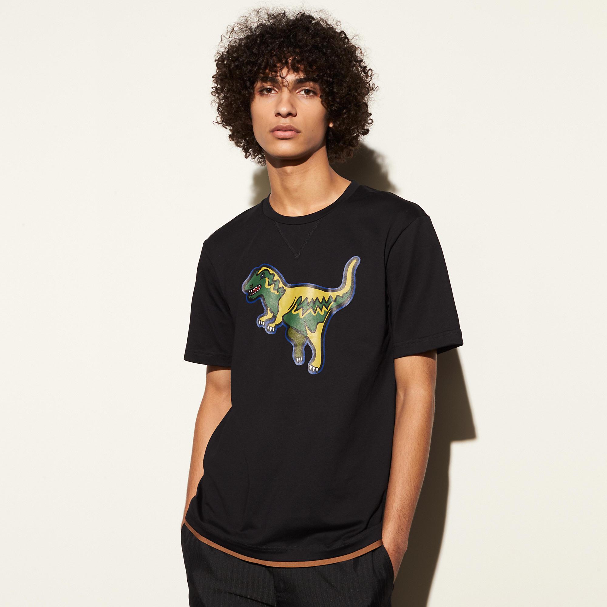 COACH Rexy Tee Shirt in Black for Men | Lyst