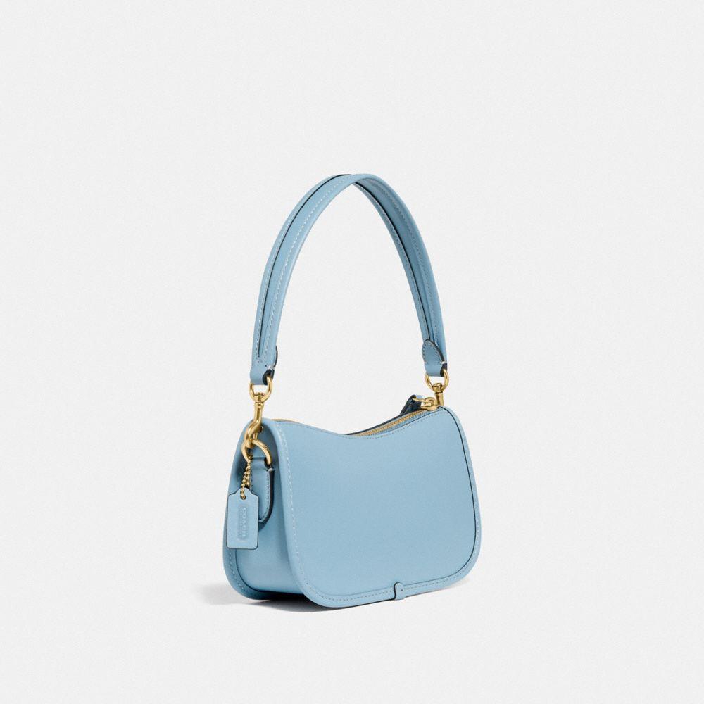COACH Swinger 20 With Floral Embroidery in Blue