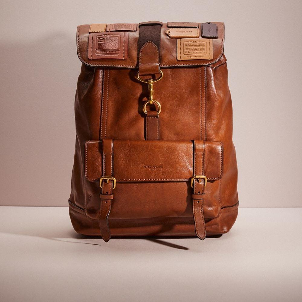 Coach leather sales bleecker backpack